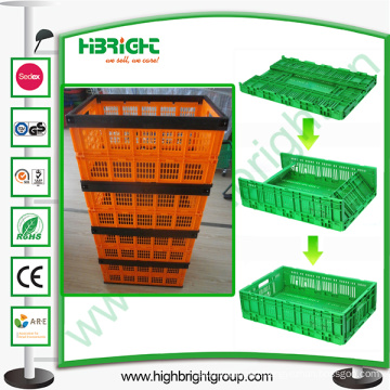 Plastic Foldable Storage Vented Container